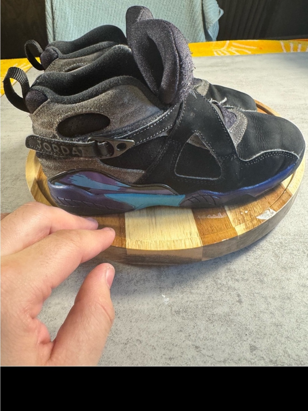 Jordan 8 Aqua 2025 Release Size 2.5 US - Picture 2 of 6